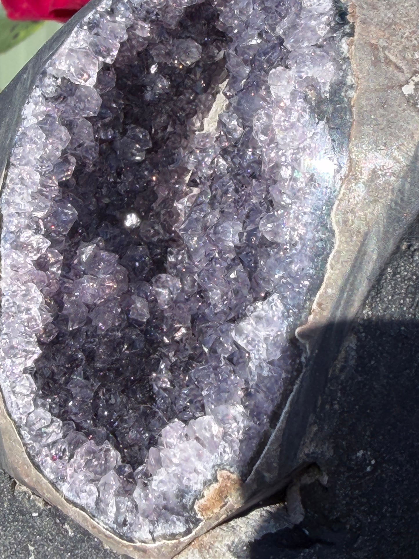 Brazilian Amethyst Druzy Cave – 984g B