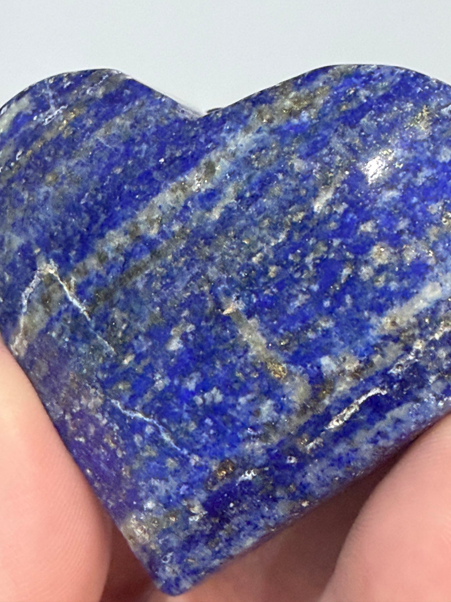 Lapis Lazuli Self-Standing Heart D 5.4cm