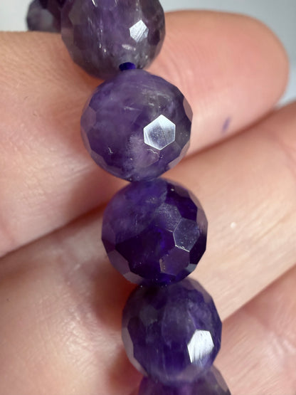 8mm Amethyst Faceted Bracelet

Calming • Intuition • Protection