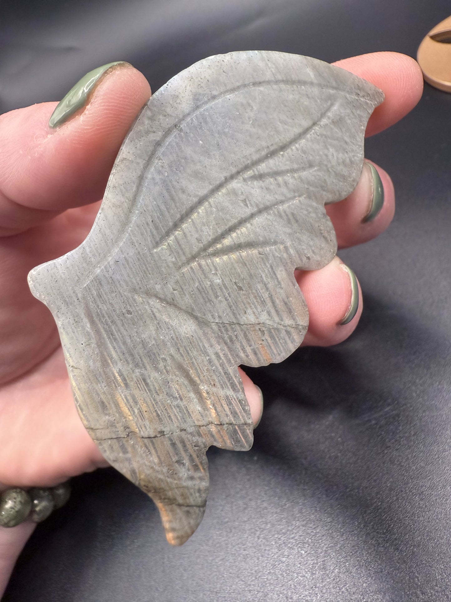 Labradorite Butterfly with Stand