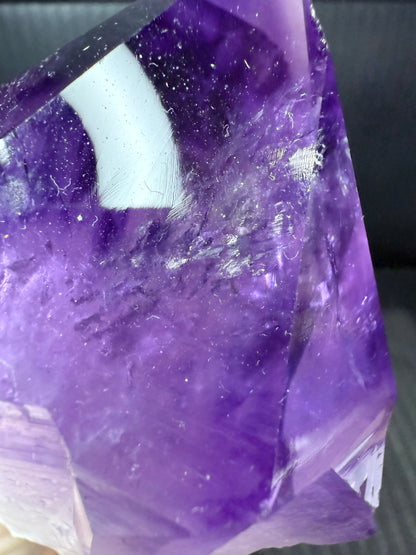 Amethyst Tooth with Custom made stand