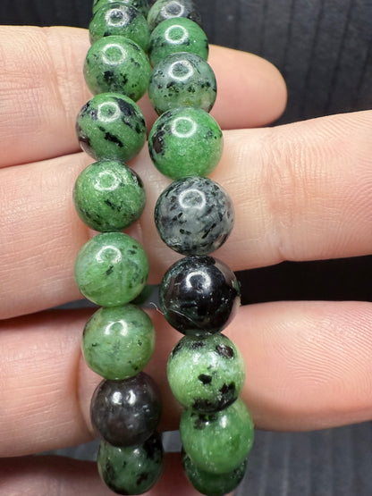 Ruby in zoisite Bracelet 8mm