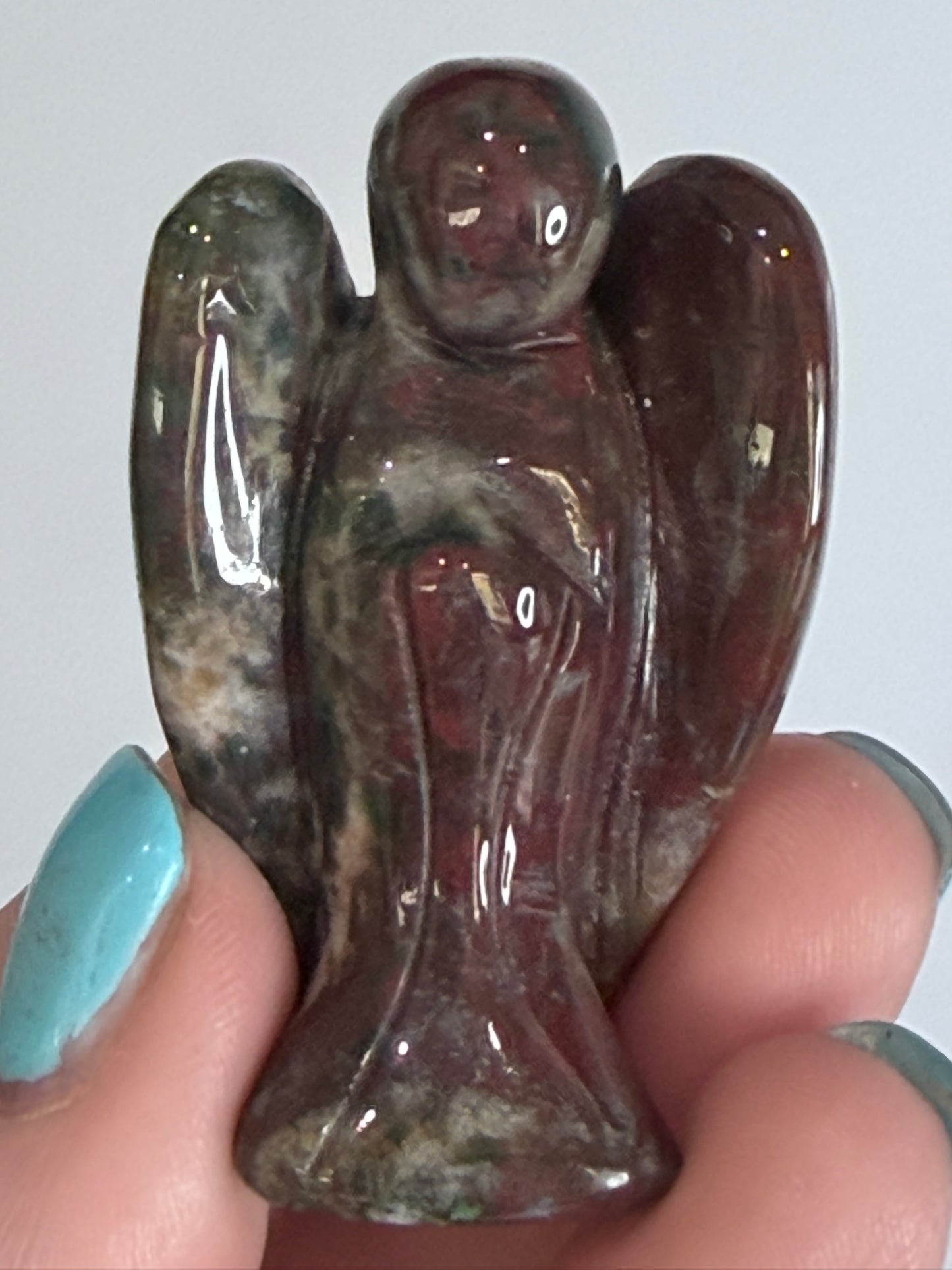 Ocean Jasper Angel Carving – 5cm C -