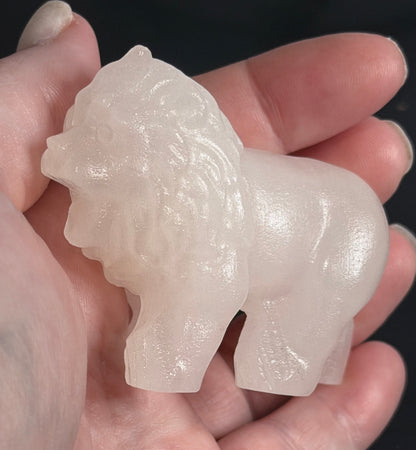 White Jade Lion Carving