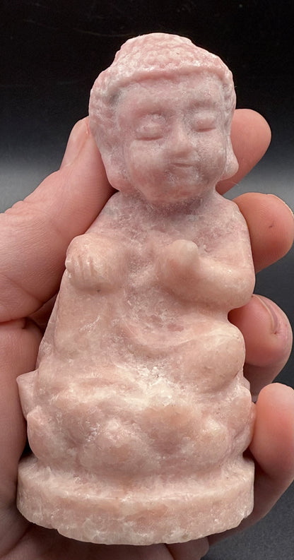 Pink Opal Self-Love Buddha 260g 10cm
