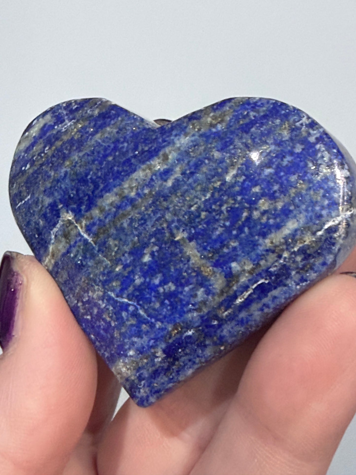 Lapis Lazuli Self-Standing Heart D 5.4cm