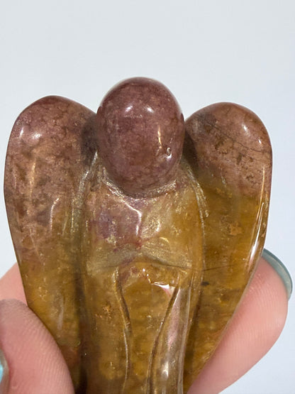Ocean Jasper Angel Carving – 5cm B -