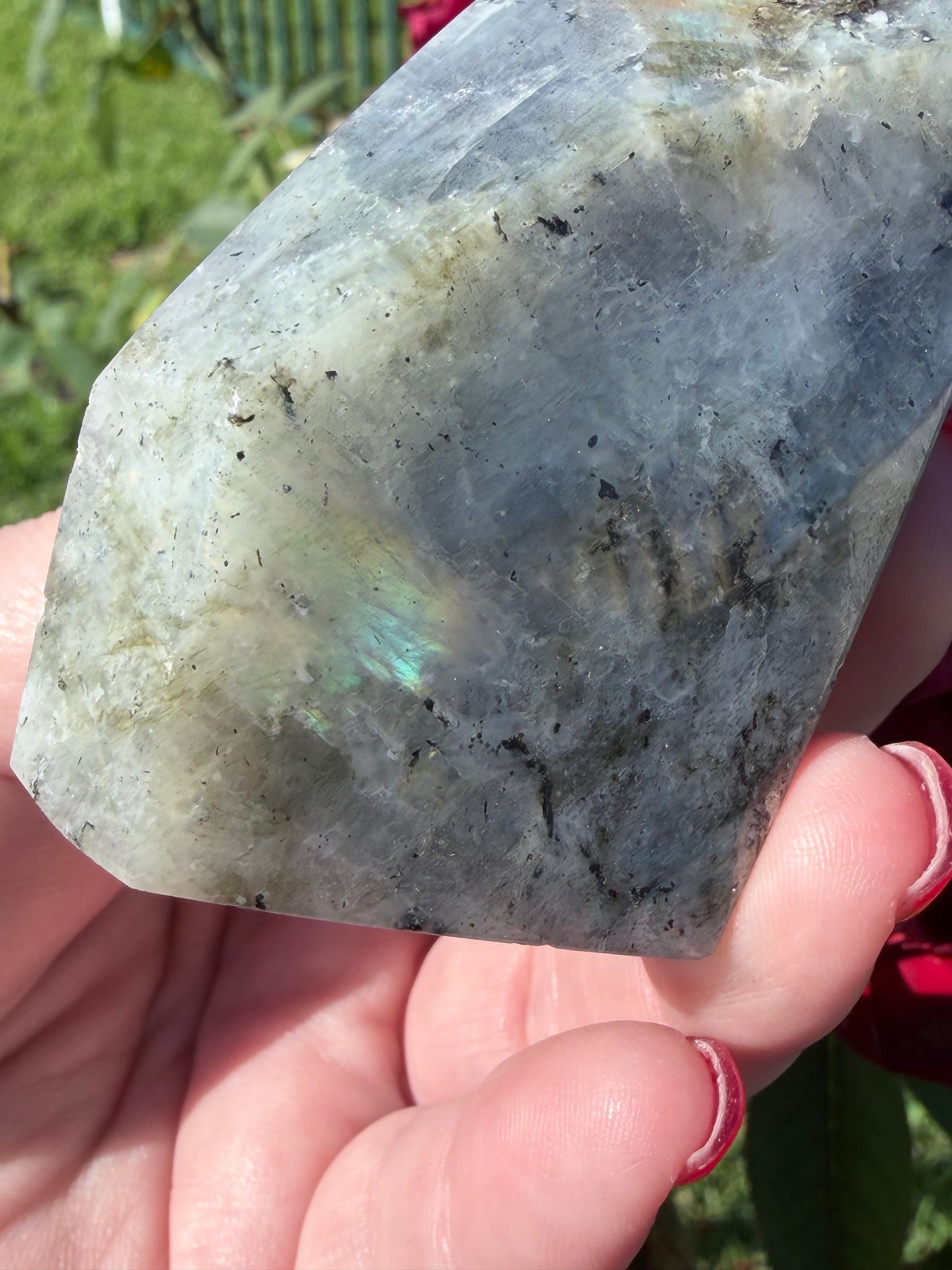 Labradorite Crystal Freeform – Rainbow Flash | 159g E