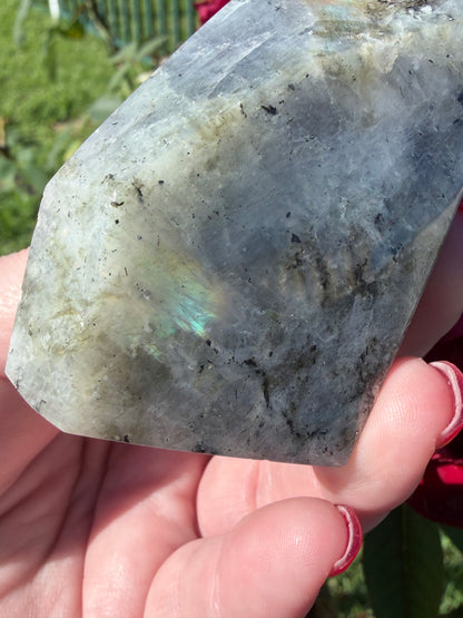 Labradorite Crystal Freeform – Rainbow Flash | 159g E