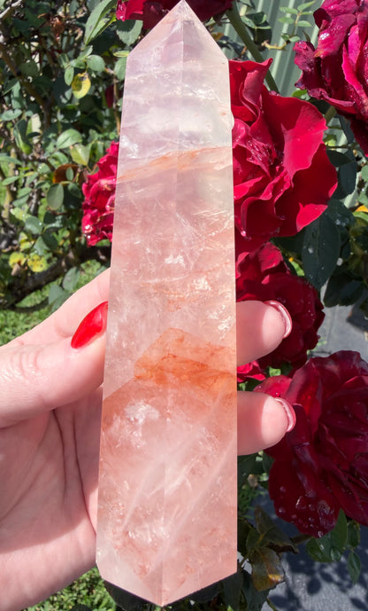 Fire Quartz Tower – 13.2cm | 292g