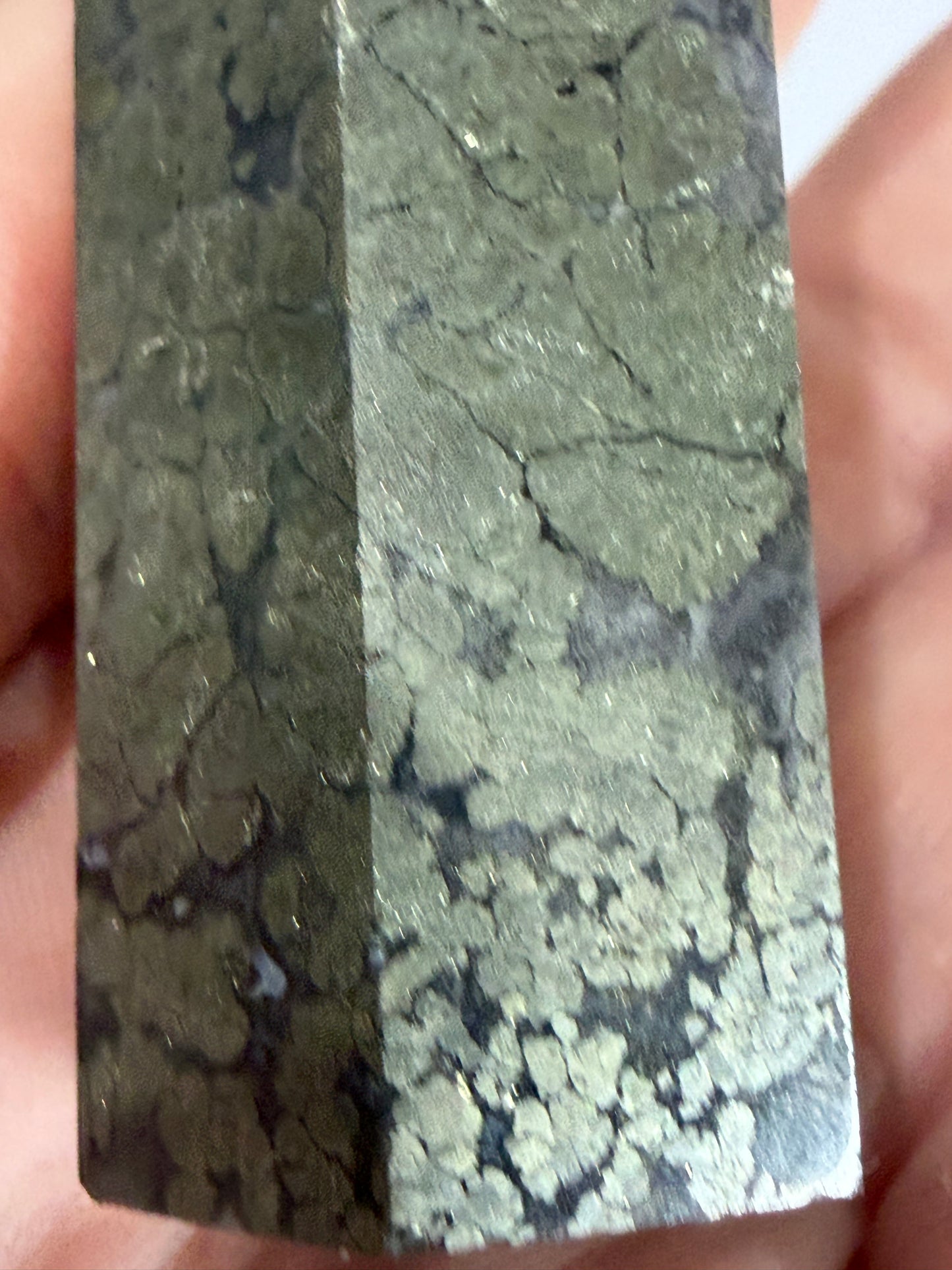 Marcasite in Agate Crystal Tower – 10cm | 158g