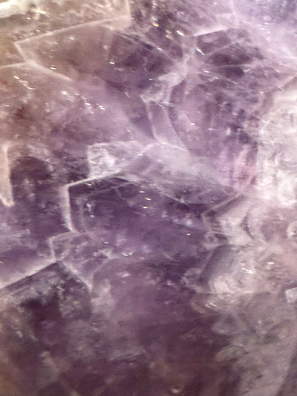 Amethyst & Agate Banded Heart – Self-Standing | 7.2 × 6.6 cm | 146g C