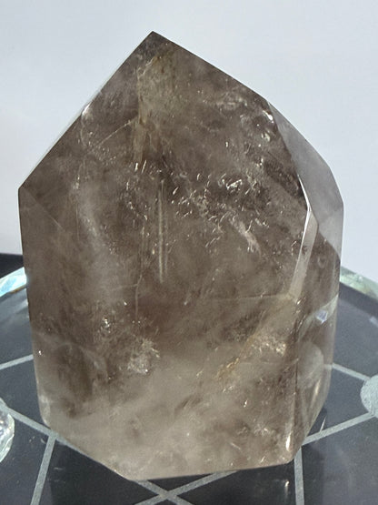 Smoky Quartz Included Quartz Tower – 230g
