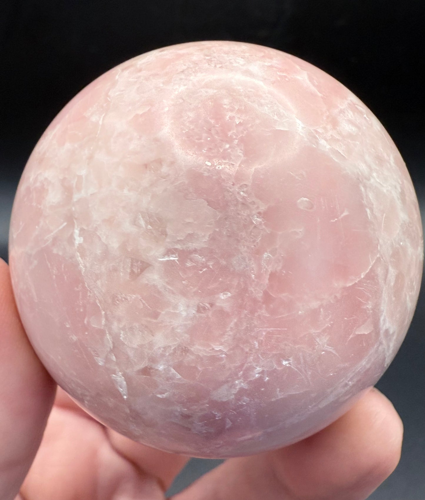 Pink Opal Sphere – 360g / 6.3cm
