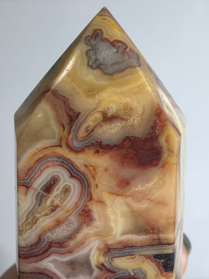 Crazy Lace Agate Tower – C -