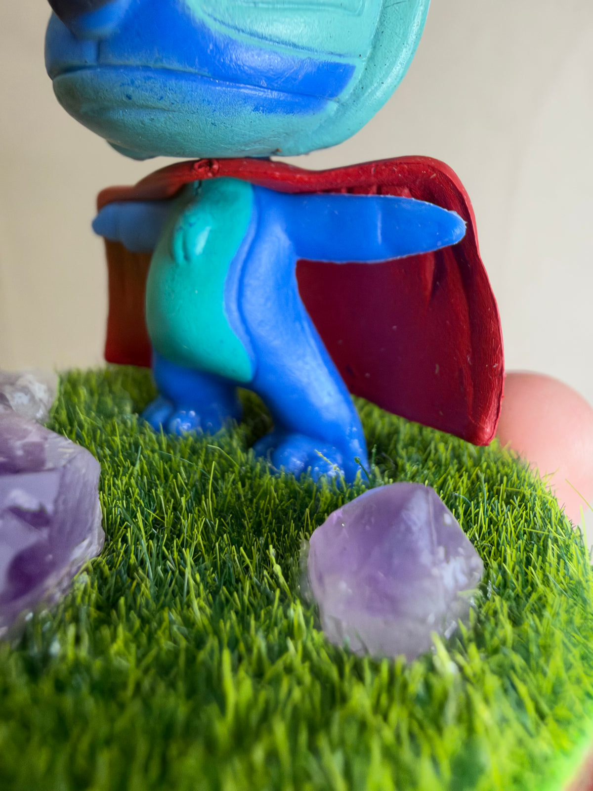 Superhero Stitch Amethyst Mini Crystal Garden – 4cm