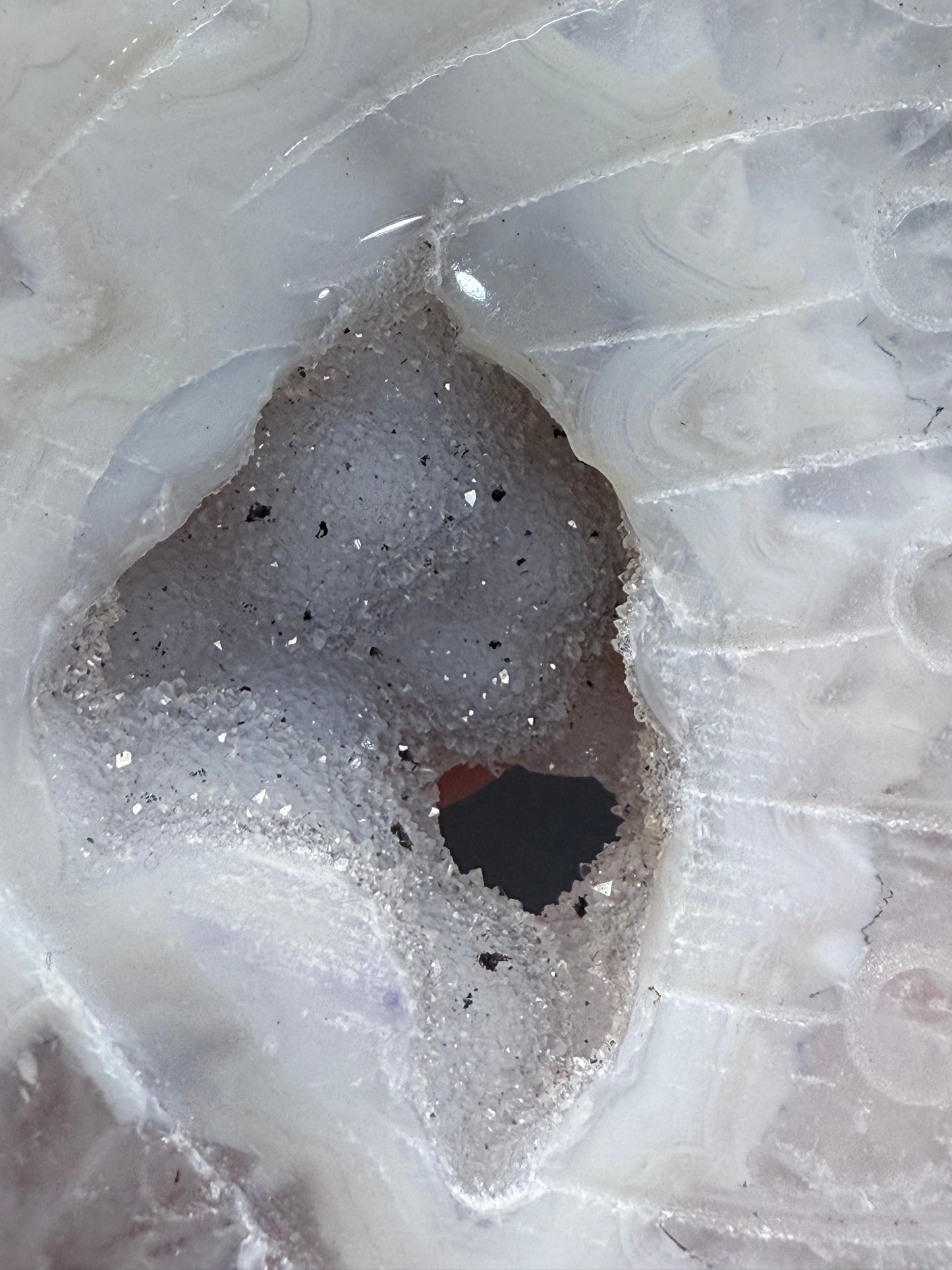 Agate Fairy with Sparkling Druzy
