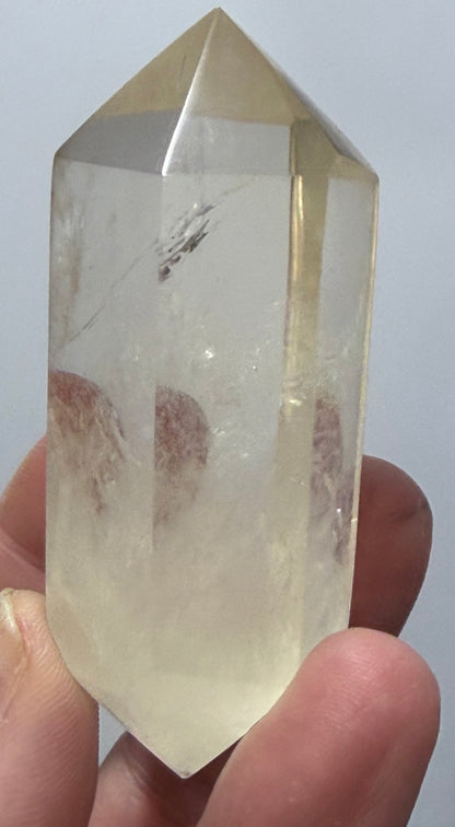 Light Citrine Quartz Double Terminated Point – 7.1cm