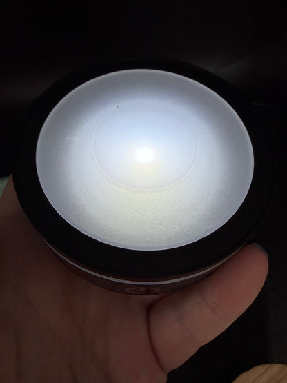 LED Crystal Display Light Base USB or AAA Batteries