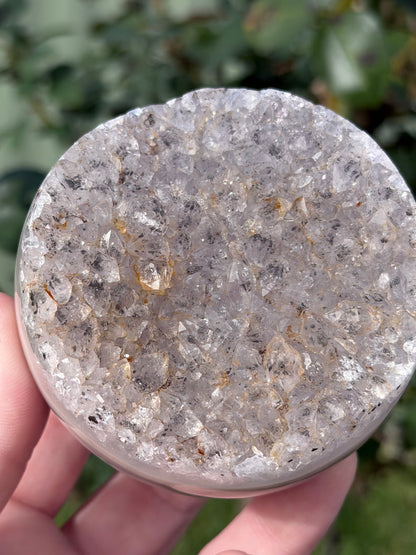 Banded Agate Druzy Sphere – 7.8cm | 475g