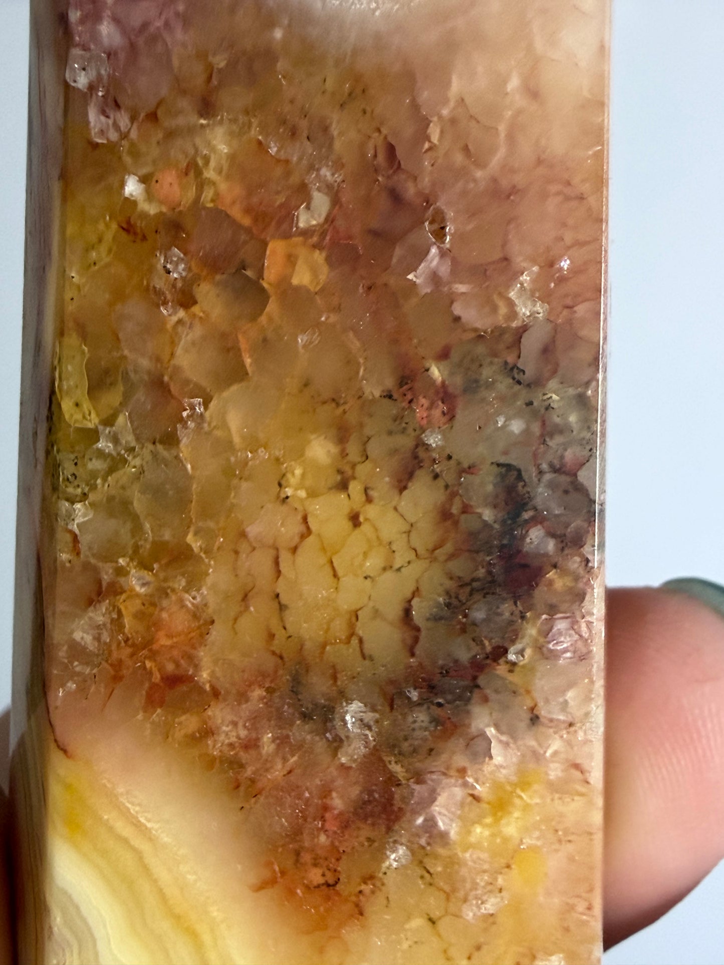 Crazy Lace Agate Tower A -
