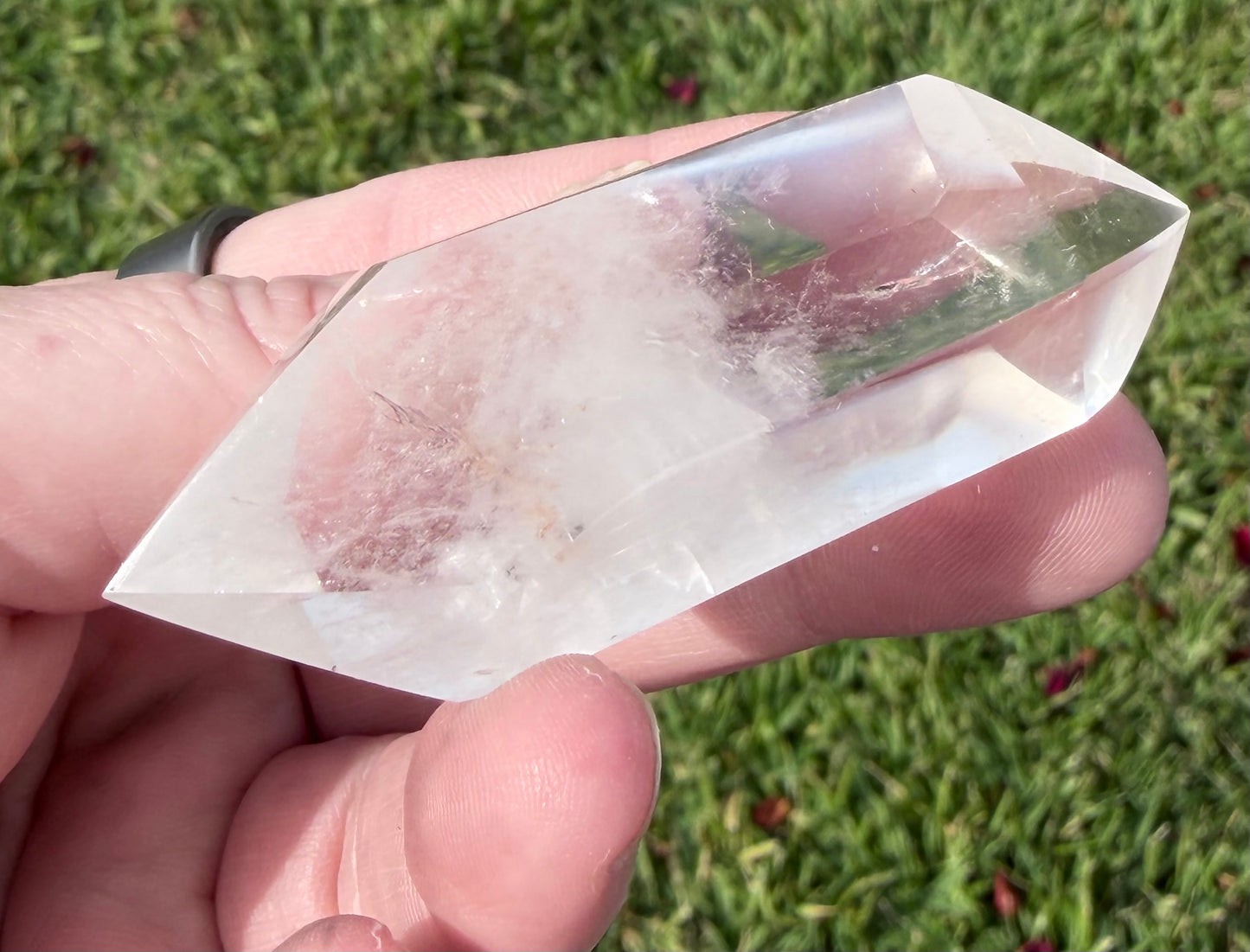 Double Terminated Clear Quartz Point – 7.3cm