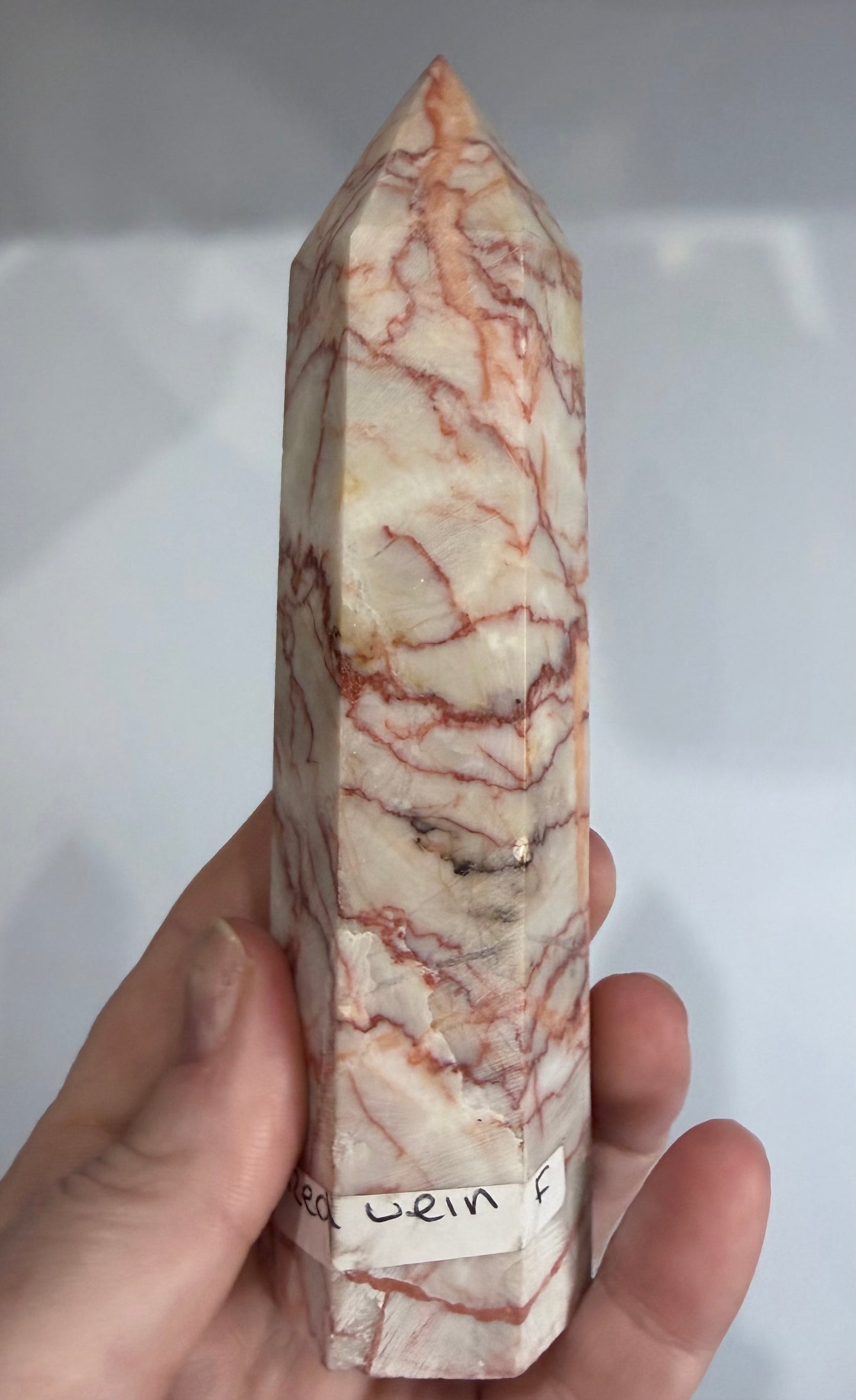 Red Vein Jasper Crystal Tower – 14.4cm | 297g F