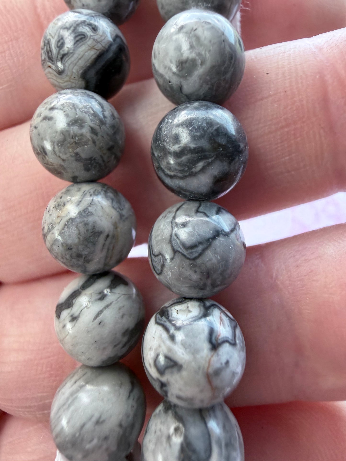 Picasso Jasper Bracelet 8mm