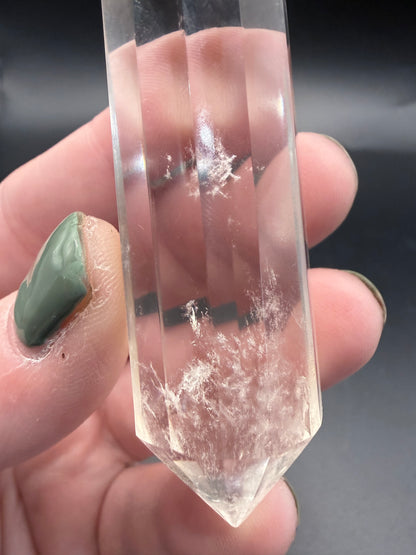 Clear Quartz Vogel Wand