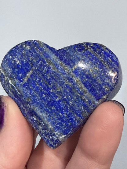 Lapis Lazuli Self-Standing Heart D 5.4cm