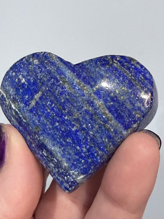 Lapis Lazuli Self-Standing Heart D 5.4cm