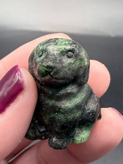 Crystal Puppy Carvings – Loyalty, Healing & Joy