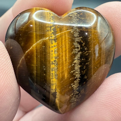 Tiger’s Eye Heart – 3 cm