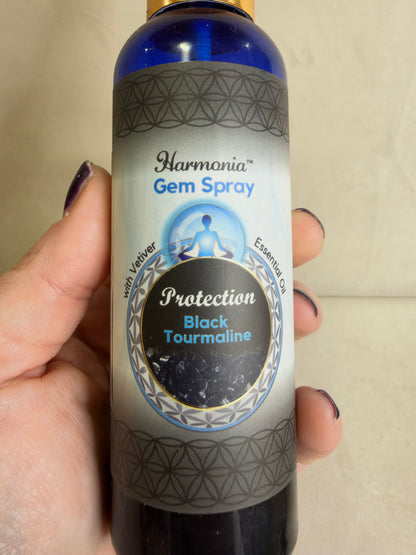 Harmonia Black Tourmaline Protection Gem Spray – 148 mL