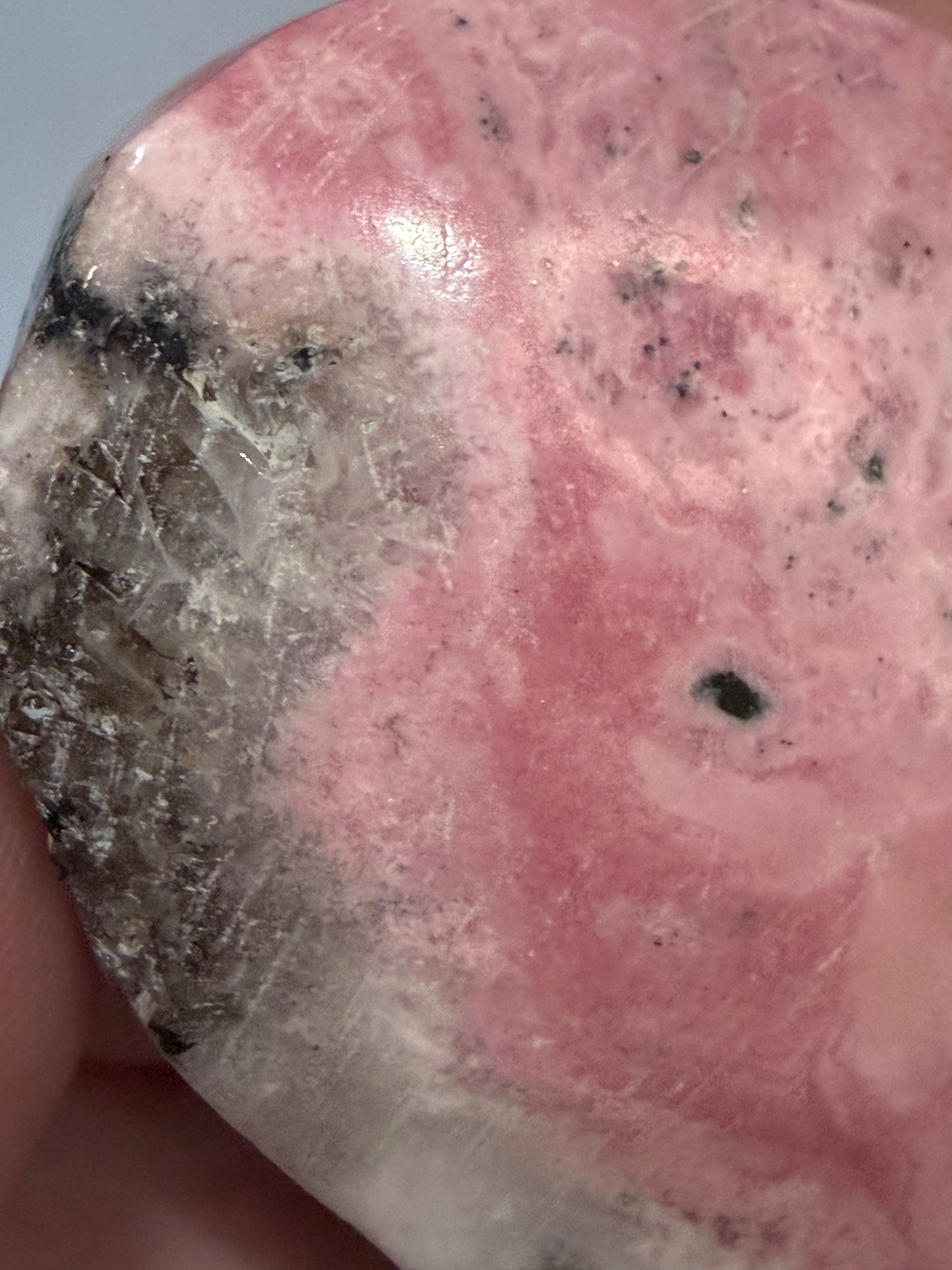 Pink Rhodonite Heart (Peru) B