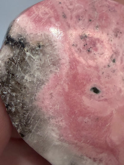 Pink Rhodonite Heart (Peru) B