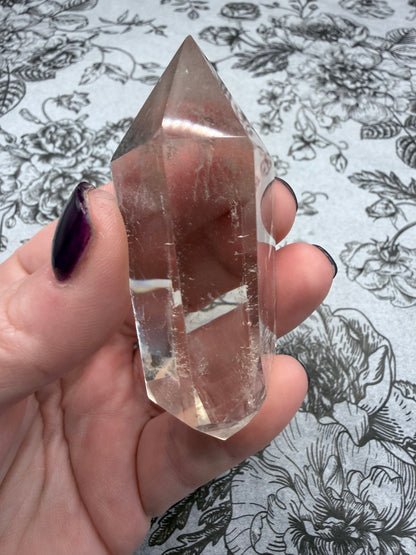 Light Smokey Quartz Double Terminated Point with Inclusions (88g)