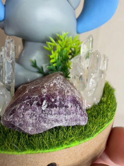 Stitch & Scrump Fluorite Crystal Garden USB Lamp