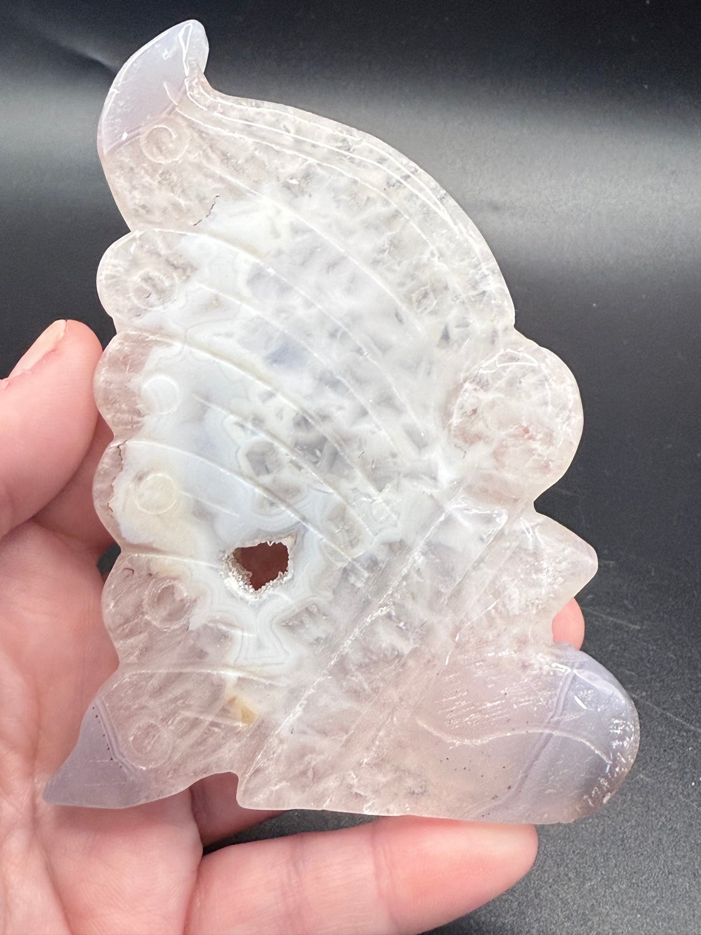Agate Fairy with Sparkling Druzy