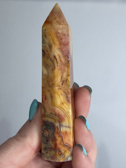 Crazy Lace Agate Tower A -