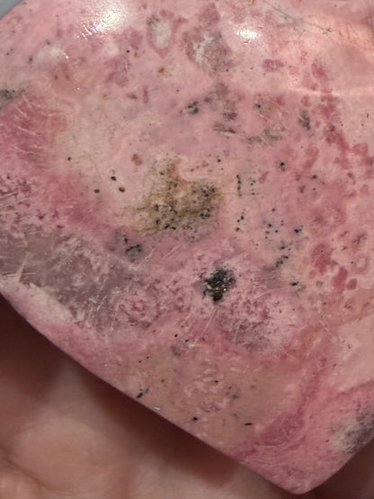 Pink Rhodonite Heart (Peru) A