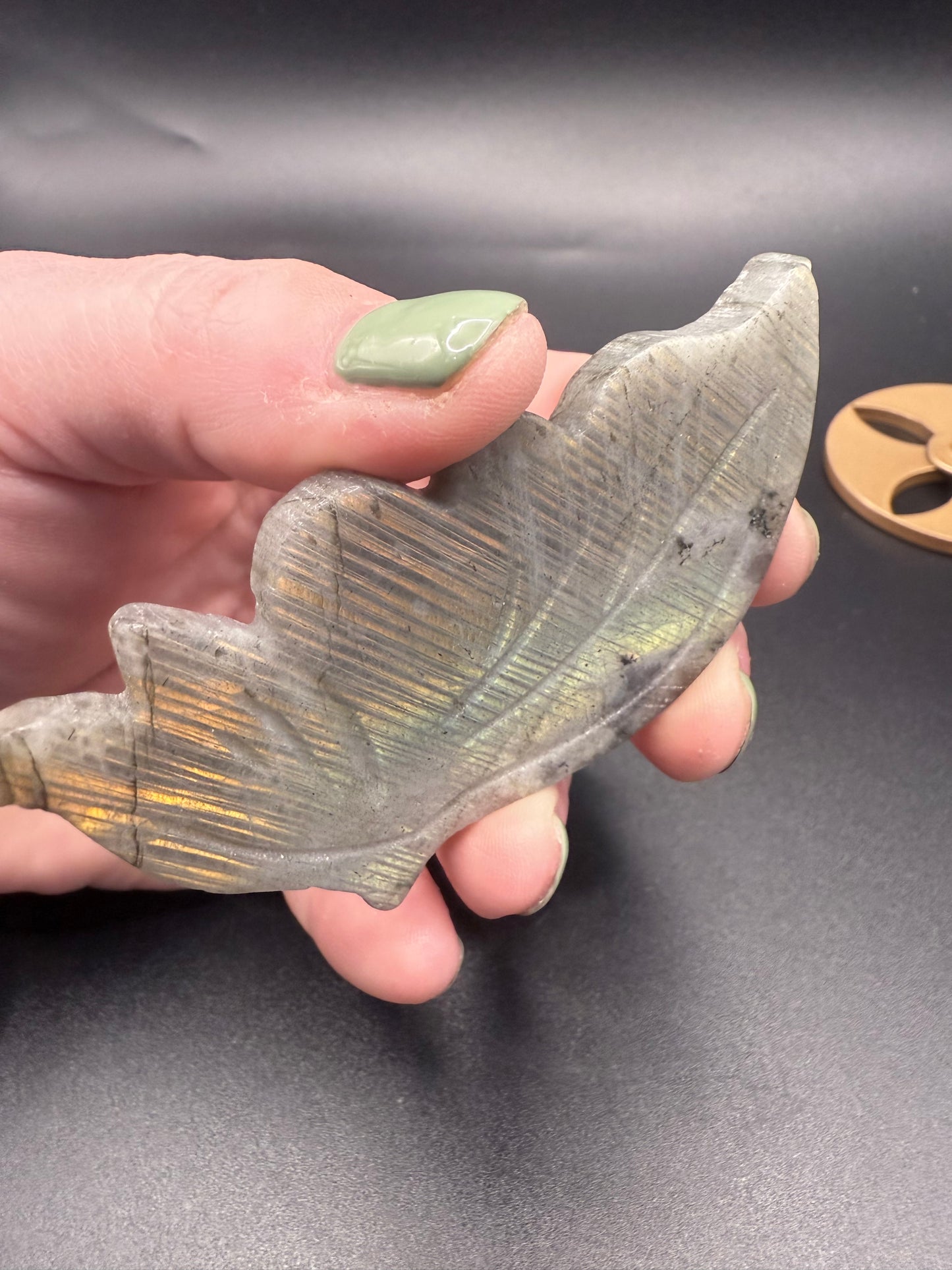 Labradorite Butterfly with Stand