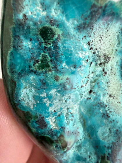Chrysocolla with Malachite Freeform Premium– Madagascar – 275g -