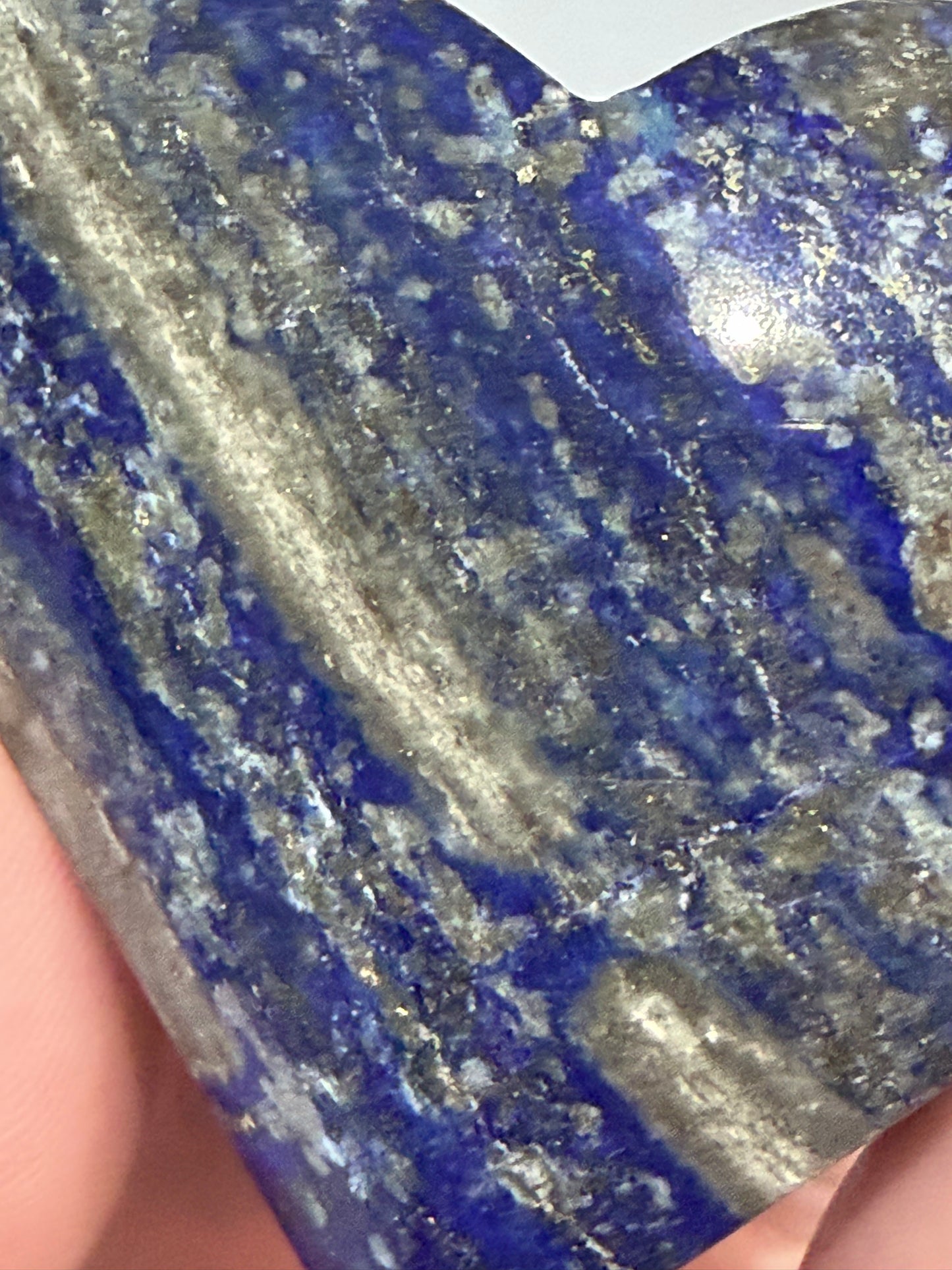 Lapis Lazuli Self-Standing Heart E