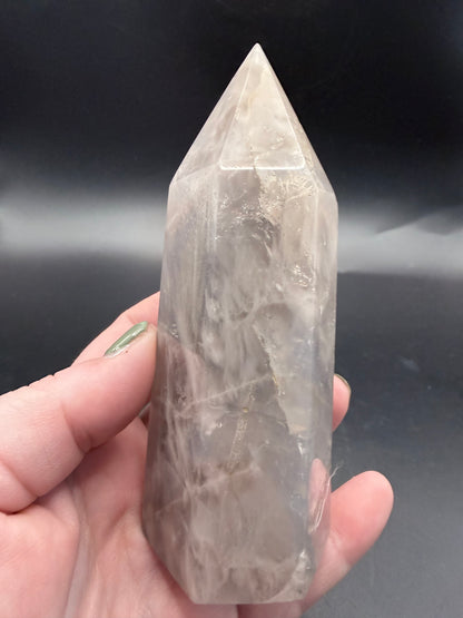 Blue Rose Quartz Tower 366g