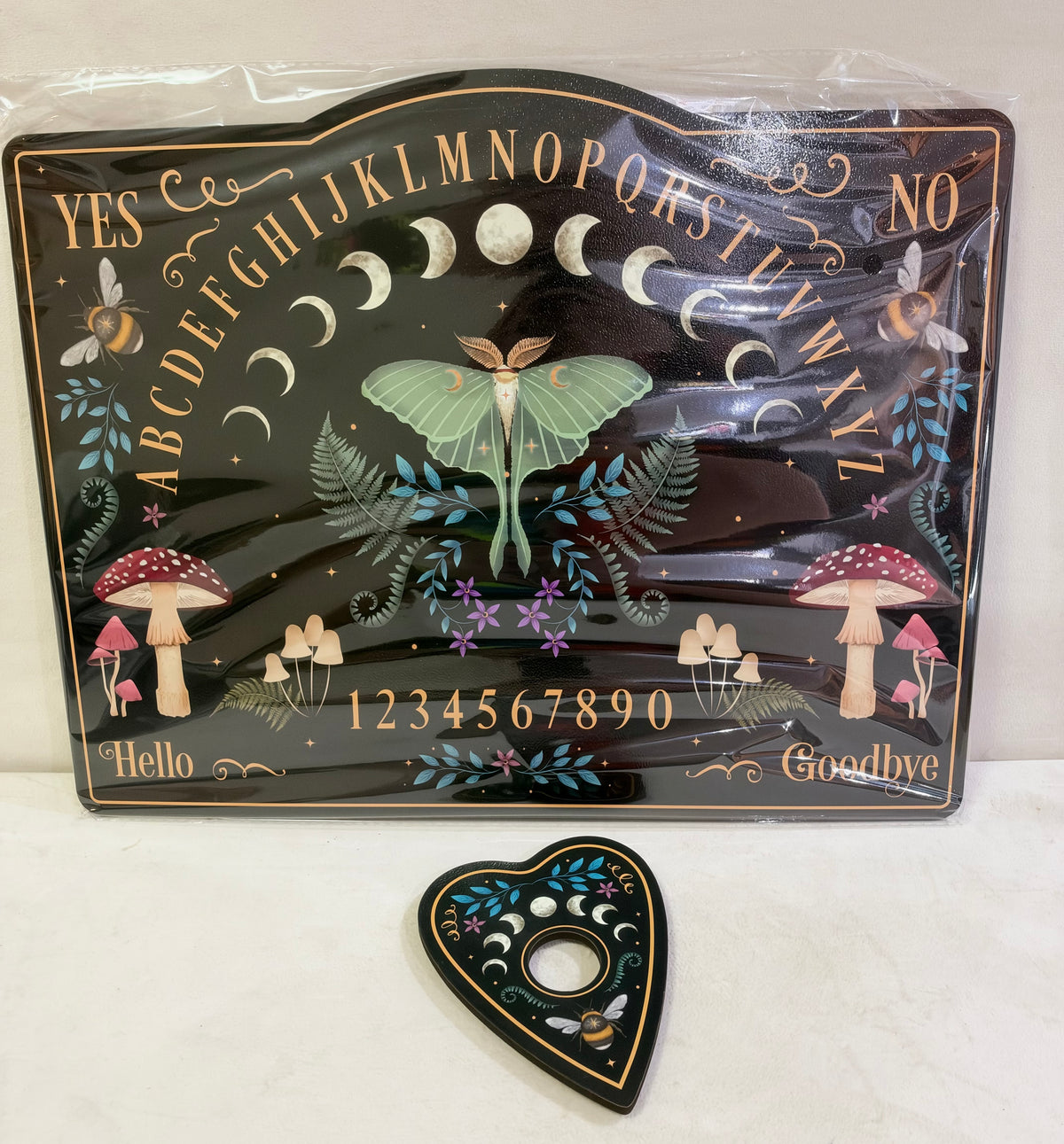 Dark Forest Ouija Style Spirit Talking Board with Planchette – 39cm
