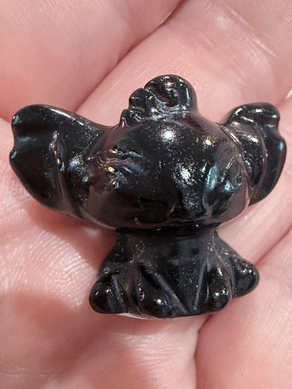 Stitch Crystal Mini Carving – Approx. 3cm (Choose Your Material)