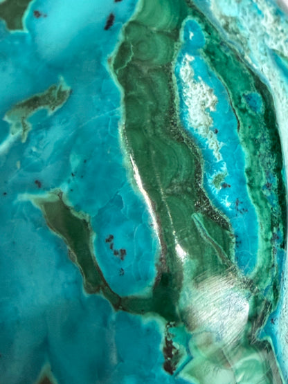 Chrysocolla with Malachite Freeform Premium– Madagascar – 275g -