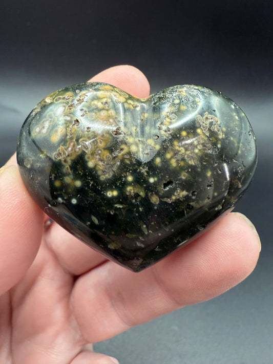 Ocean Jasper Heart – 5cm