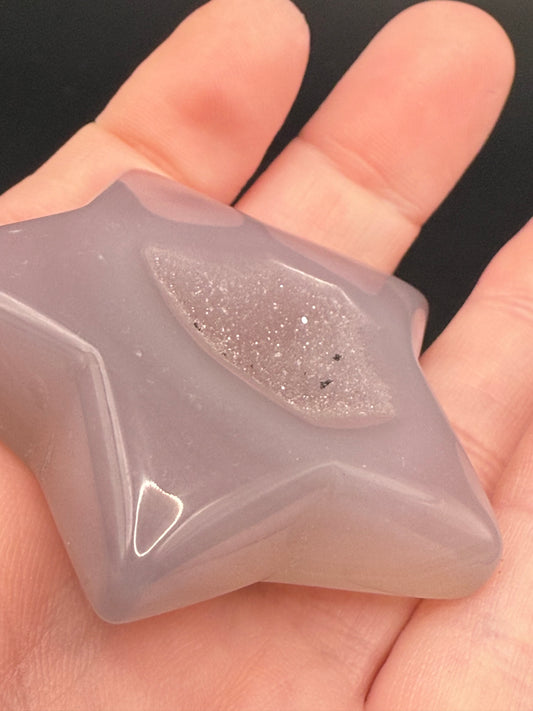 Druzy Agate Star